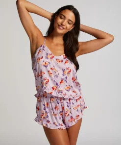 Satin Cami Top - Purple