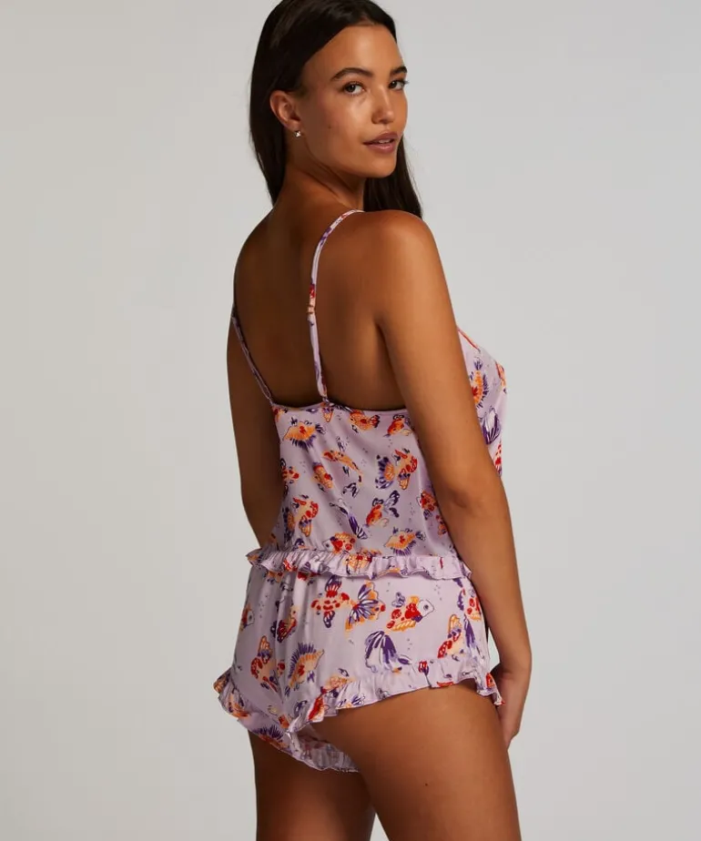 Satin Cami Top - Purple