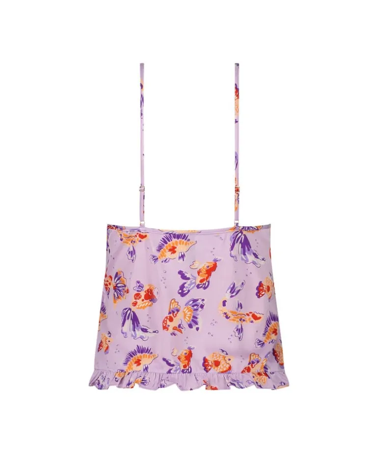 Satin Cami Top - Purple