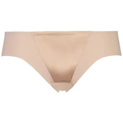 Satin Fleece Brief - Beige