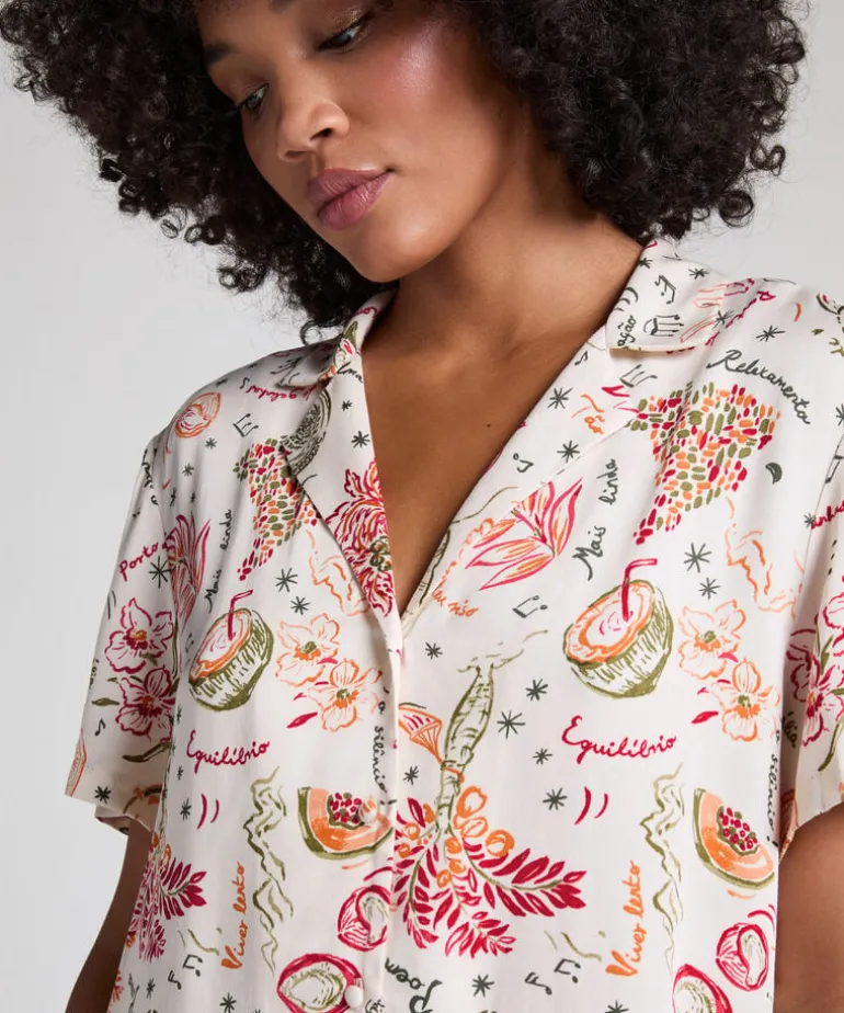 Satin Jacket - White