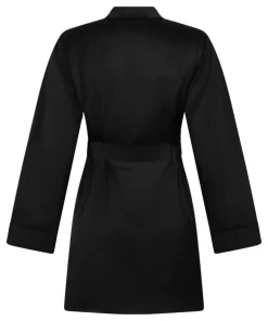Satin kimono - Black