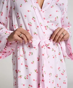 Satin Kimono - Pink