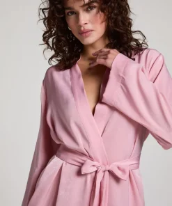 Satin Kimono - Pink