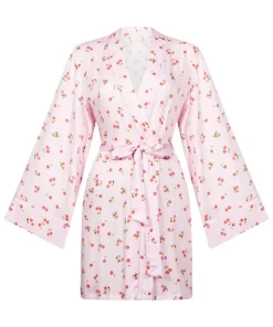 Satin Kimono - Pink