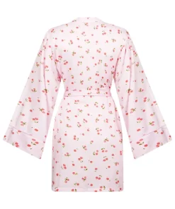Satin Kimono - Pink