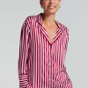 Satin Long-Sleeved Jacket - Pink