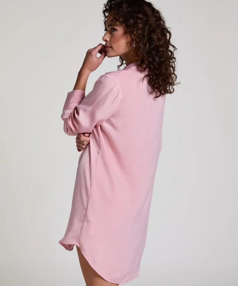 Satin Nightshirt - Pink