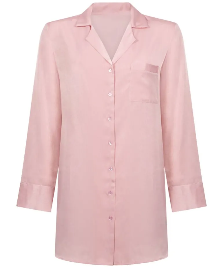 Satin Nightshirt - Pink
