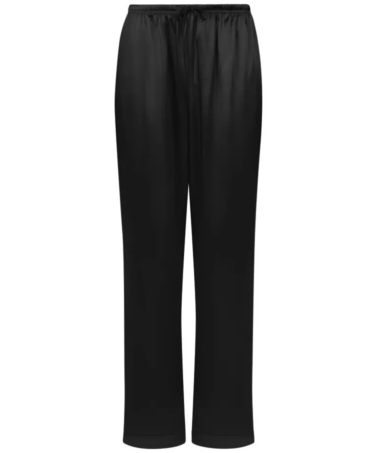 Satin Trousers - Black
