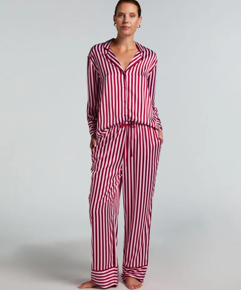 Satin Trousers - Pink