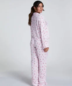 Satin Trousers - Pink