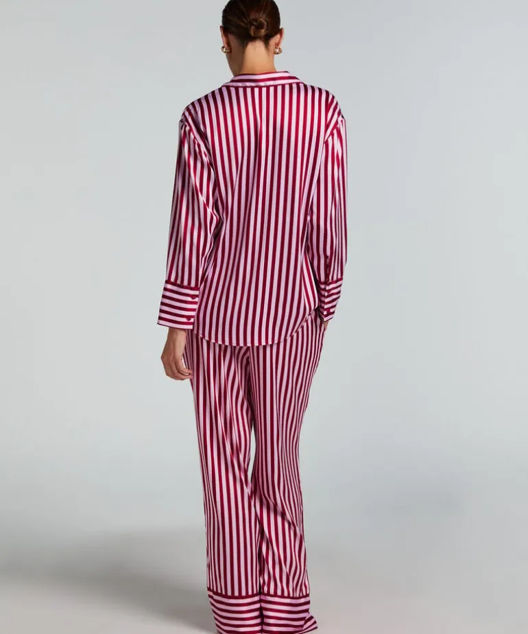 Satin Trousers - Pink