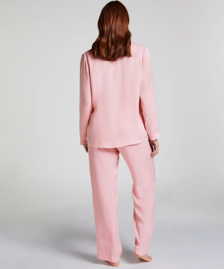 Satin Trousers - Pink