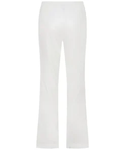 Satin Trousers - White