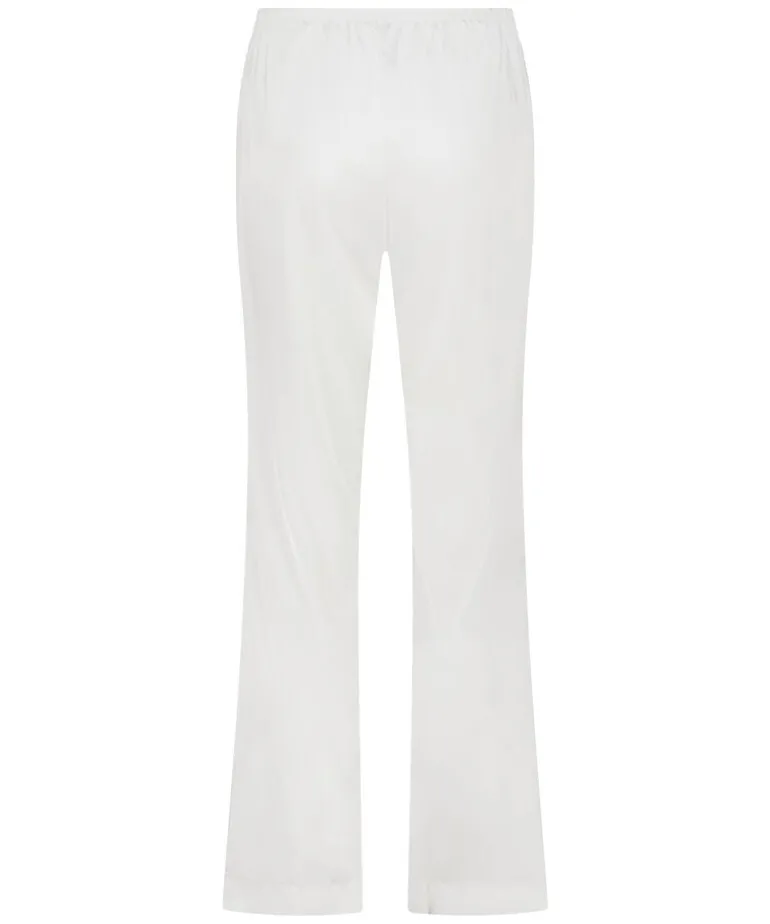 Satin Trousers - White