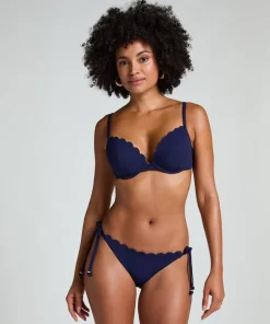 Scallop Bikini Bottoms - Blue