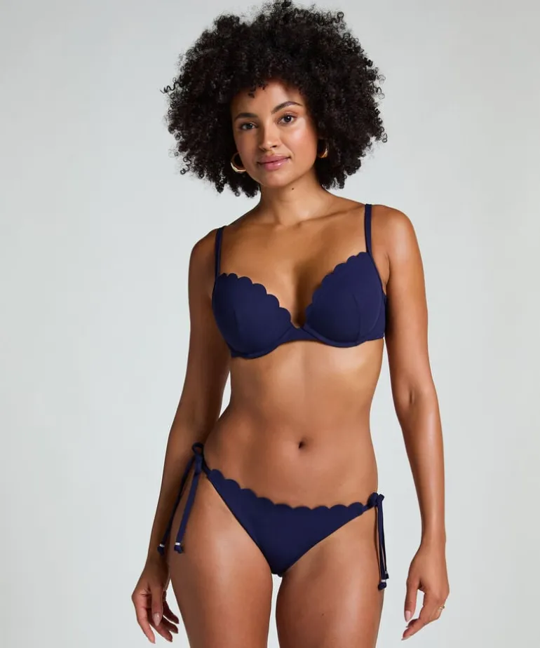 Scallop Bikini Bottoms - Blue