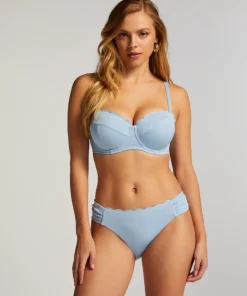 Scallop Rio Bikini Bottoms - Blue