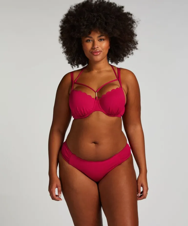 Scallop Rio Bikini Bottoms - Pink