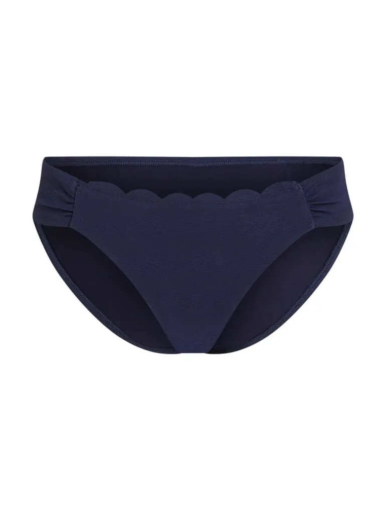 Scallop Rio Bikini Bottoms - Blue