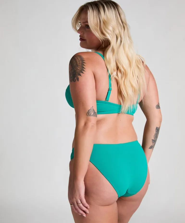 Scallop Rio Bikini Bottoms - Green