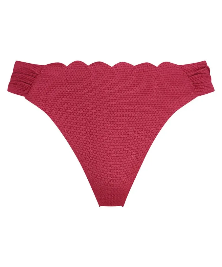 Scallop Rio Bikini Bottoms - Pink