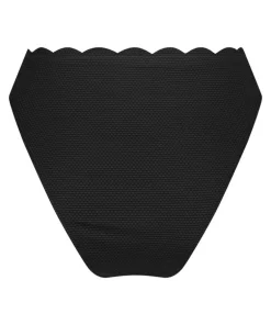 Scallop Rio Bikini Bottoms - Black
