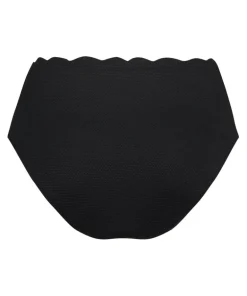 Scallop Rio Bikini Bottoms - Black
