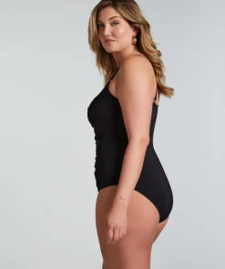 Scallop swimsuit - Black