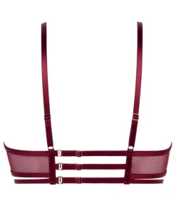 Scarlett Non-Padded Underwired Longline Bra - Red