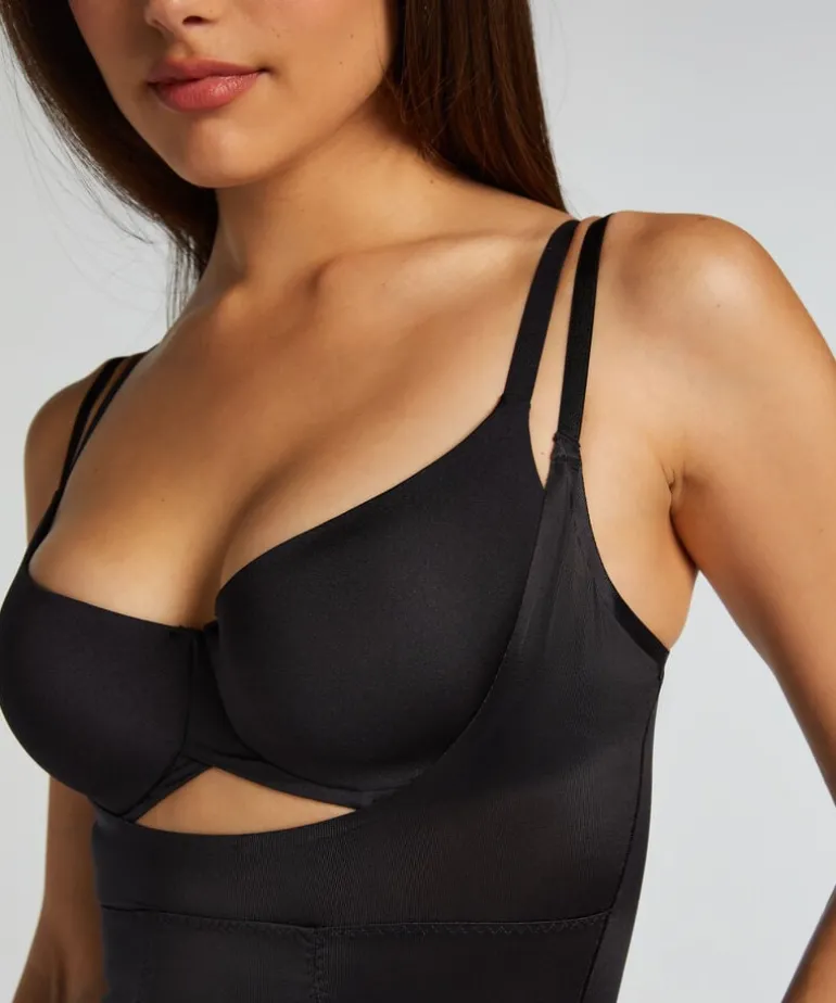 Sculpting scuba dress - Black