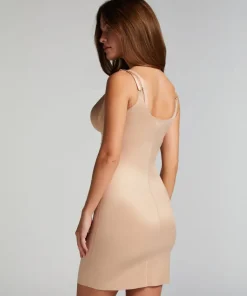 Sculpting scuba dress - Beige