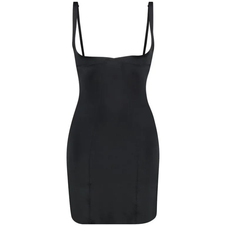 Sculpting scuba dress - Black