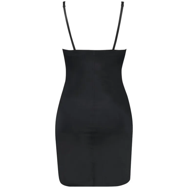 Sculpting scuba dress - Black