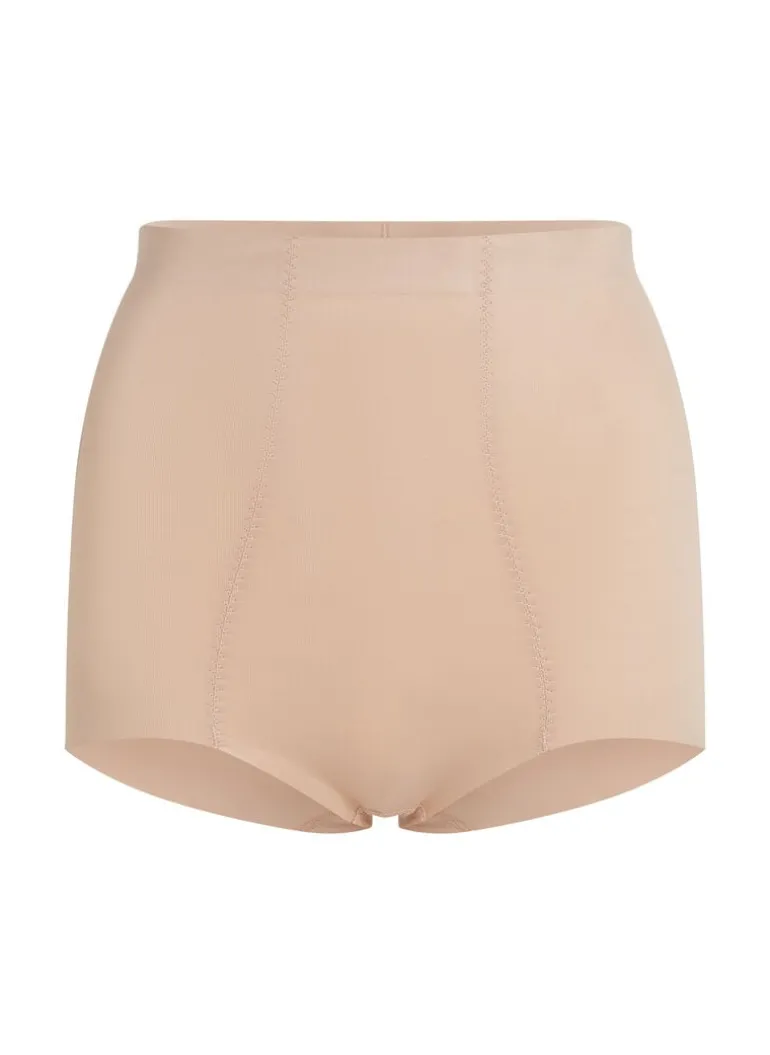 Sculpting scuba high waisted brief - Beige