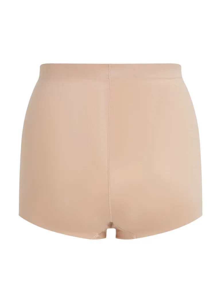 Sculpting scuba high waisted brief - Beige