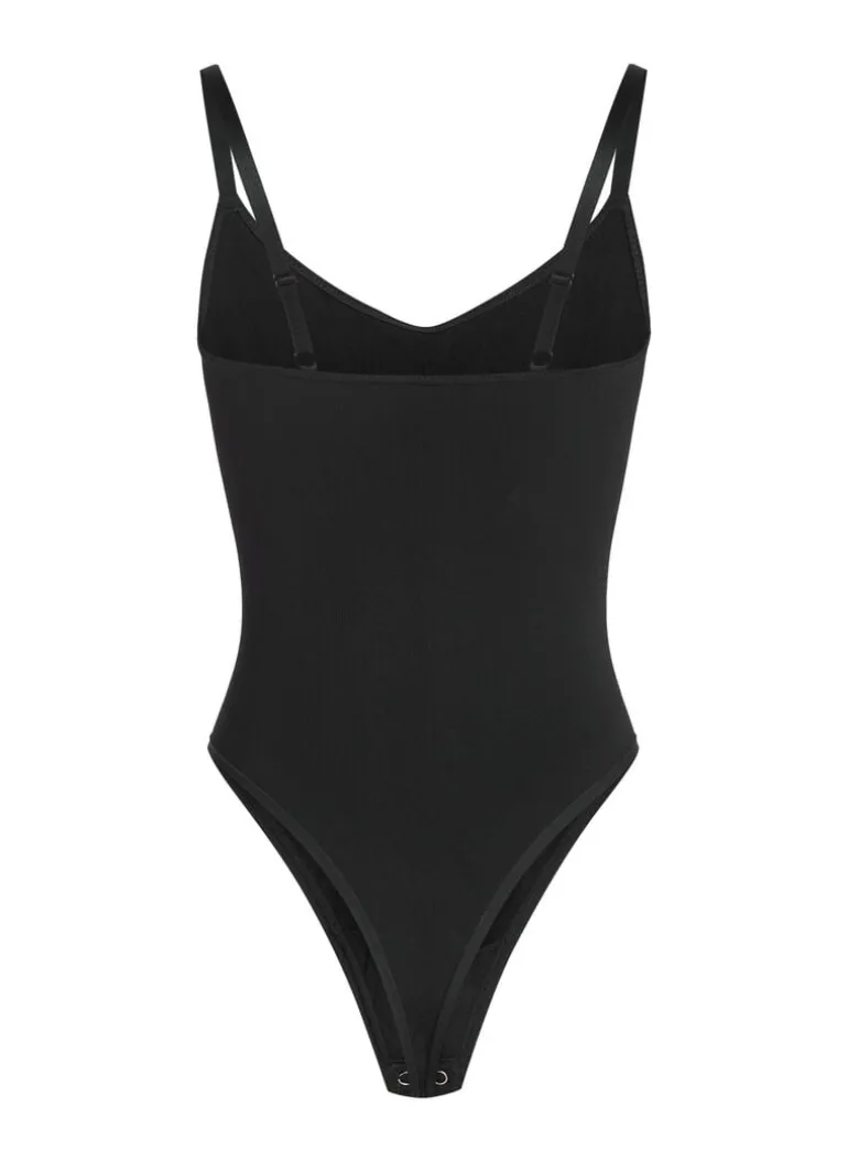 Seamless Enhancing High Leg Body - Black
