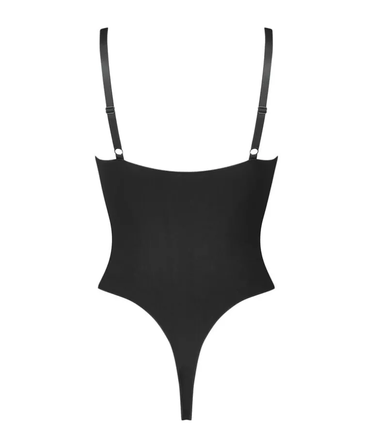 Seamless Enhancing High Leg Body - Black