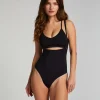 Seamless Enhancing High Waisted Thong - Black