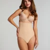 Seamless Enhancing High Waisted Knickers - Beige