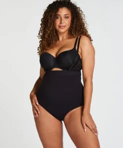 Seamless Enhancing High Waisted Knickers - Black