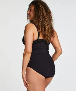 Seamless Enhancing High Waisted Knickers - Black