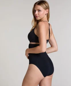 Seamless Enhancing High-waisted Rio Briefs - Black