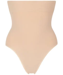 Seamless Enhancing High-waisted Rio Briefs - Beige
