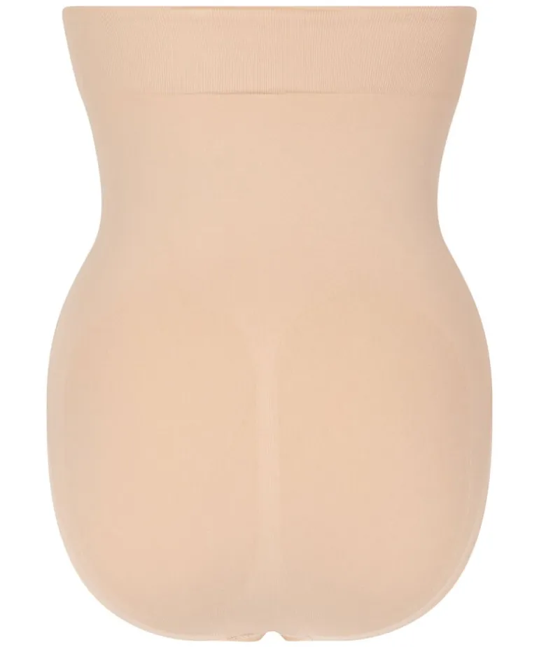 Seamless Enhancing High-waisted Rio Briefs - Beige