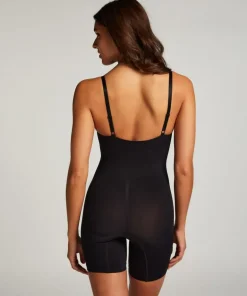 Seamless Enhancing Thigh Slimmer Body - Black