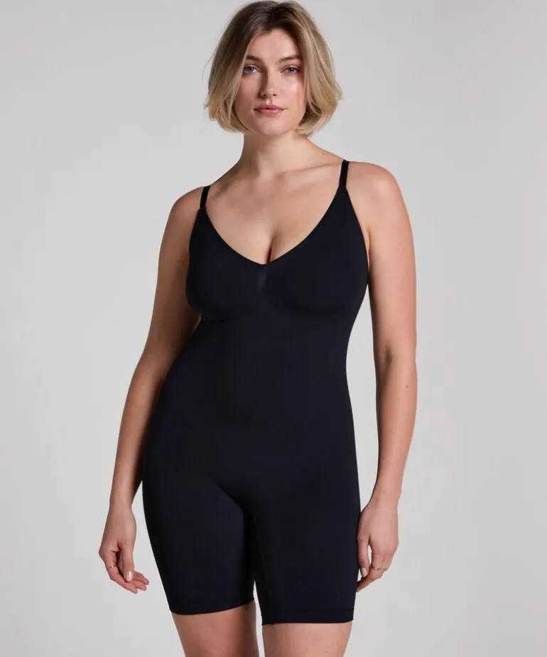 Seamless Enhancing Thigh Slimmer - Black