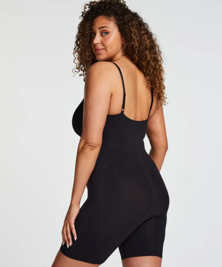 Seamless Enhancing Thigh Slimmer Body - Black