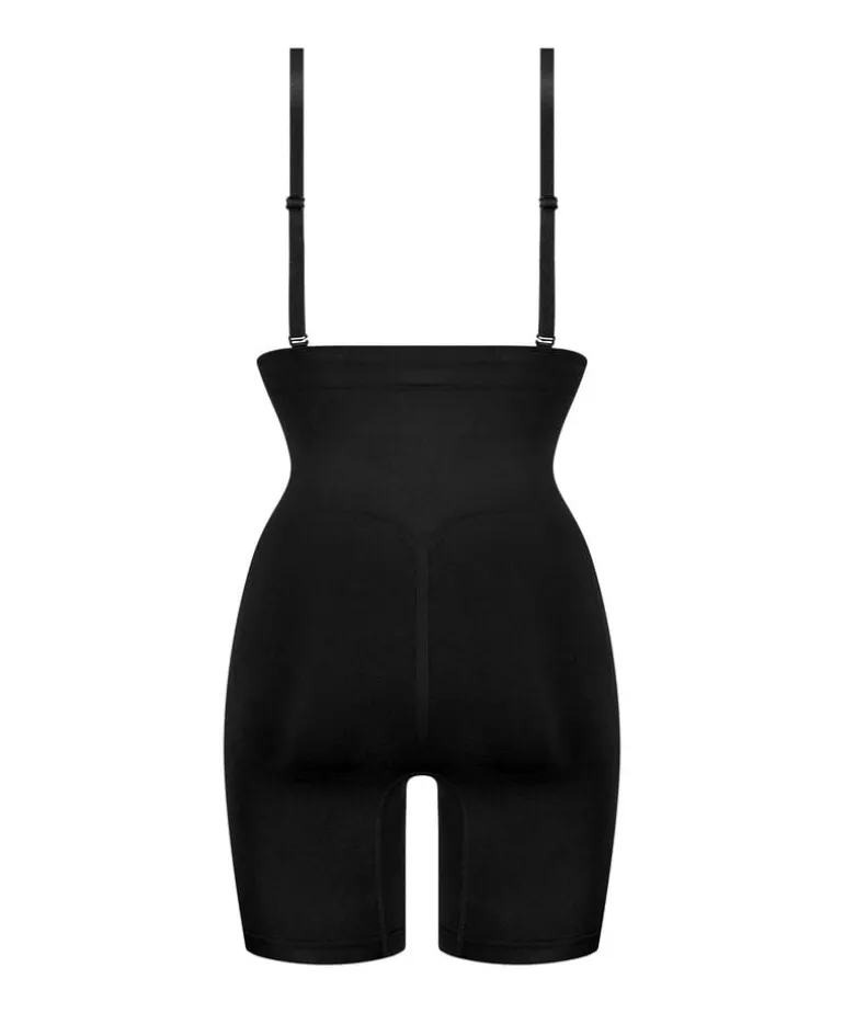 Seamless Enhancing Thigh Slimmer - Black
